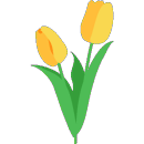 チューリップ（黄）
