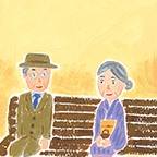 童話　小さな駅の待合室