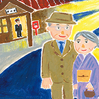 童話　小さな駅の待合室